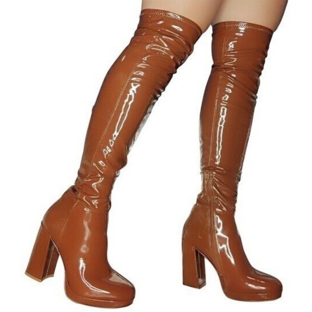Steve Madden Brown Over the Knee Boots